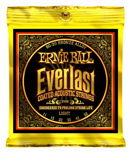 Ernie Ball Everlast Bronze 80/20 11-52 Light 2558 
