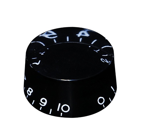 Hosco KB-110I Ручка потенциометра, Gibson speed style, черная, дюймы