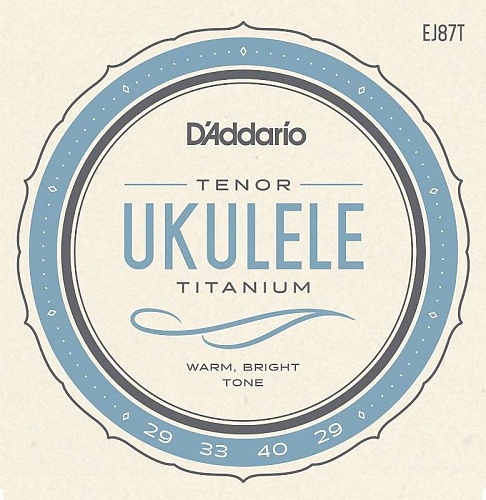 Струны для укулеле D'Addario EJ87T Titanium тенор