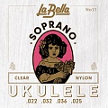 Струны для укулеле La Bella UKE-PRO Nylon Soprano 11-SOPRANO