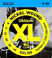 D'Addario Nickel Wound 09-46 SLt Top Reg Btm EXL125 