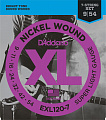 D'Addario Nickel Wound 09-54 Super Light EXL120-7 