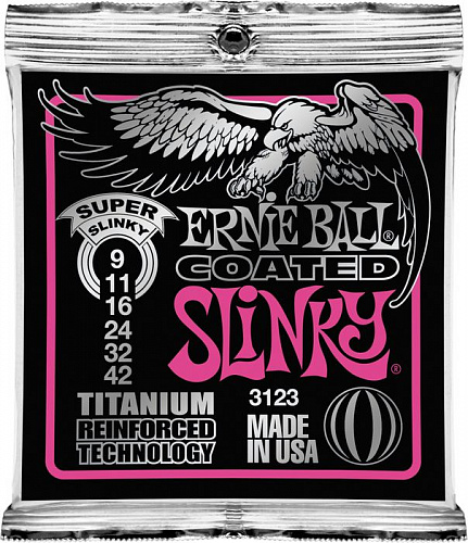 Ernie Ball Titanium 3123 Super Slinky 09-42
