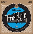 D'Addario Pro-Arte Nylon Core, Black Nylon, Hard Tension EJ50 