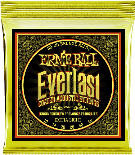 Ernie Ball Everlast Bronze 80/20 10-50 Extra Light 2560 
