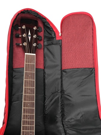 Чехол для акустической гитары Lutner MLDG-38k, красный