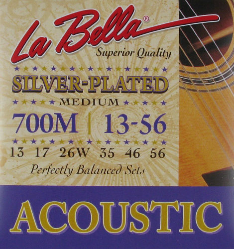 La Bella Silver-Plated 13-56 Medium 700M