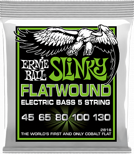 Ernie Ball Flat Wound Cobalt 45-130 Regular 2816 