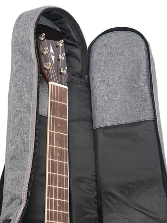 Чехол для акустической гитары Lutner MLDG-33, утепленный, серый