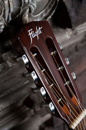 Акустическая гитара FLIGHT D-207 HB Семиструнная гитара, цвет honey burst. 