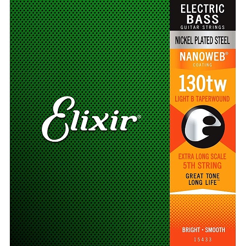 Elixir Nanoweb Nickel 130TW X Long Medium15433