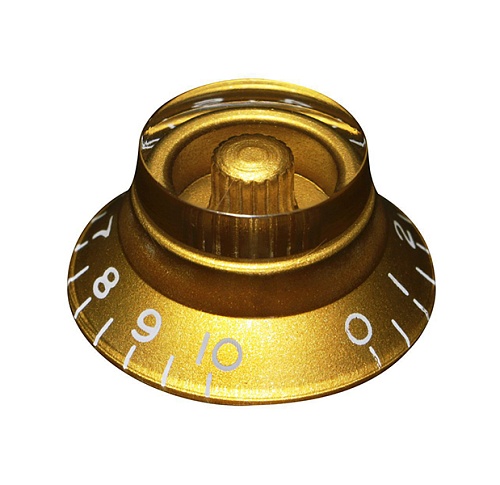 Hosco KG-160 Ручка потенциометра Gibson Hat Style, золото, метрическая