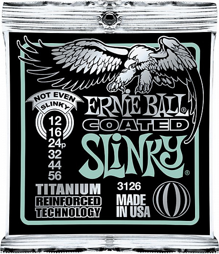 Ernie Ball Titanium 3126 Not Even Slinky 12-56