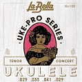 Струны для укулеле La Bella UKE-PRO Nylon Concert/Tenor 100