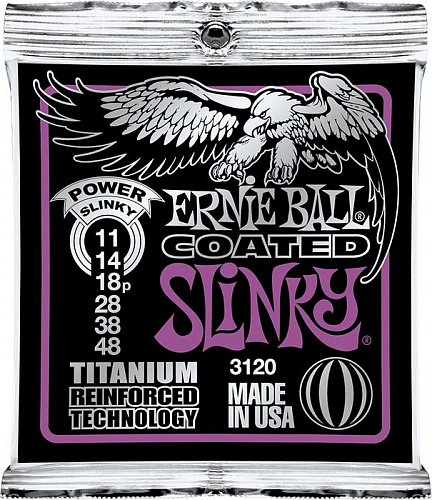 Ernie Ball Titanium 3120 3120 Power Slinky 11-48