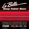 La Bella Deep Talkin' Bass Copper White Nylon 50-105 750C