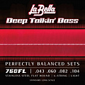 La Bella Deep Talkin' Bass Flatwound 43-104 760FL