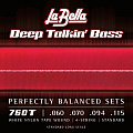 La Bella Deep Talkin' Bass White Nylon Tape Wound 60-115 760T