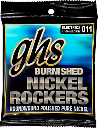 GHS Burnished Nickel Rockers 11-50 Medium BNR-M 