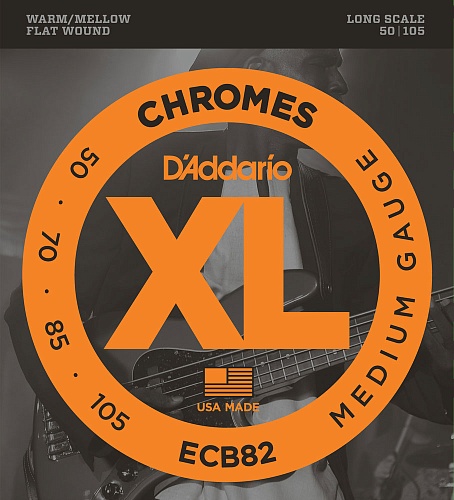 D'Addario Chromes 50-105 Medium ECB82 