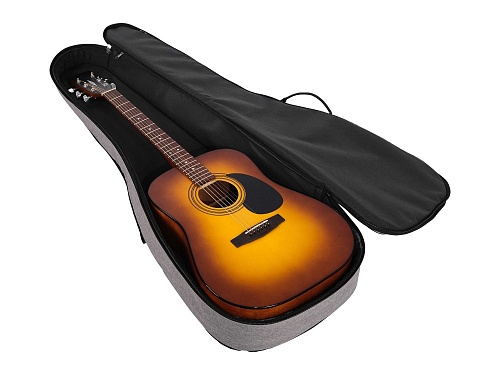 Чехол для акустической гитары Lutner LDG-33, серый/чёрный