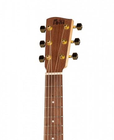 Электроакустическая гитара Poni TR2-3 Тревел, массив сапеле