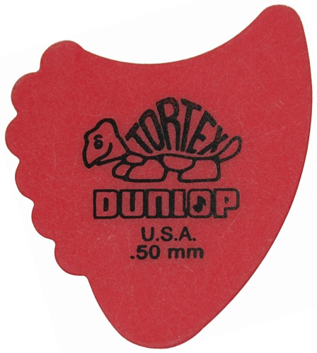 Dunlop Tortex Fin 414R.50 Red 0.50