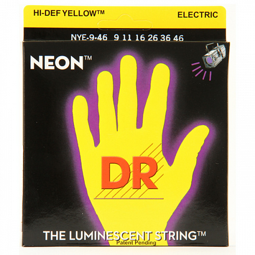 DR Hi-Def Neon Yellow K3 Coated 10-46 Medium NYE-10 