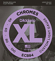 D'Addario Chromes 40-100 Custom Light ECB84 