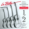 La Bella Kinder Nylon Classical, размер гитары 1/2 FG112