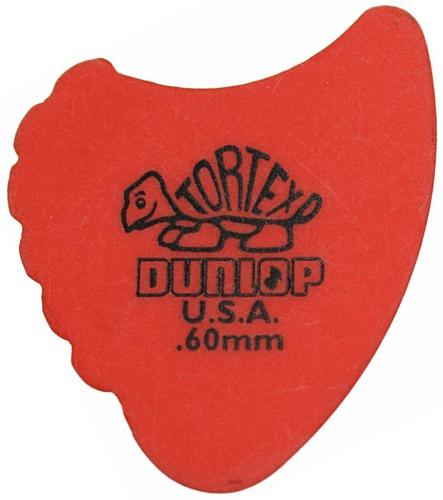 Dunlop Tortex Fin 414R.60 Orange 0.60