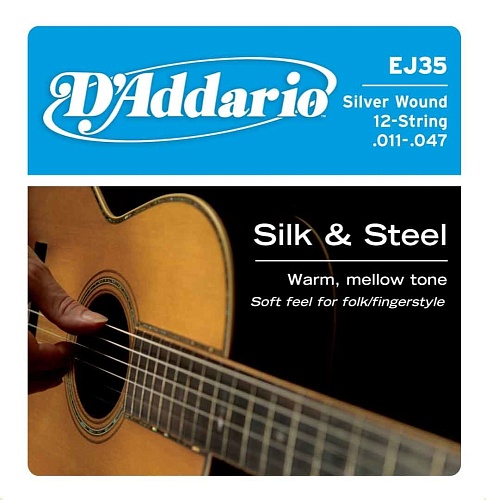 D'Addario Silk & Steel 11-47 Light EJ35 