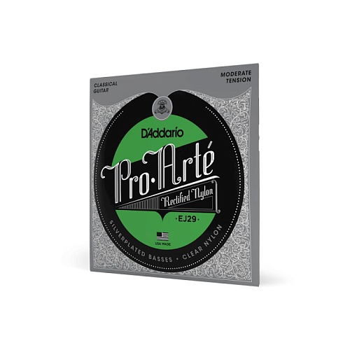 D'Addario Pro Arte Rectified Nylon, Clear Nylon, Moderate Tension EJ29