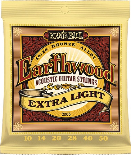 Ernie Ball Earthwood Bronze 80/20 10-50 Extra Light 2006 