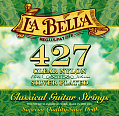 La Bella 427 Clear Nylon, Silver Plated