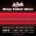 La Bella Deep Talkin' Bass White Nylon Tape Wound 60-115 760T