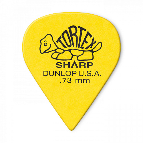 Dunlop Tortex Sharp 412R.73 Yellow 0.73