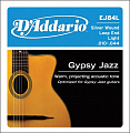 D'Addario Gypsy Jazz 10-44 Light Loop End EJ84L 