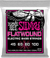 Ernie Ball Flat Wound Cobalt 45-100 Super Light 2814