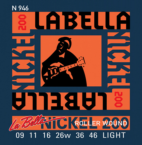 La Bella Nickel 200 Roller Wound 09-46 N946 