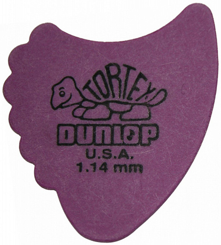Dunlop Tortex Fin 414R1.14 Purple 1.14