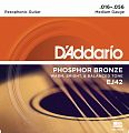 D'Addario Phosphor 16-56 Resophonic EJ42 
