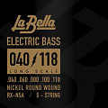 La Bella Bass RX Nickel 40-118 RX-N5A 