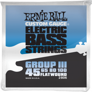 Ernie Ball Flat Wound 45-100 Group III 2806 
