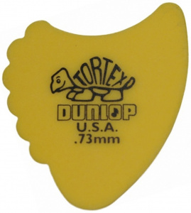 Dunlop Tortex Fin 414R.73 Yellow 0.73