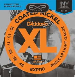 D'Addario Coated 10-46 Regular Light EXP110 