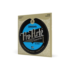 D'Addario Pro Arte Composite Core, Clear Nylon, Hard Tension EJ46C