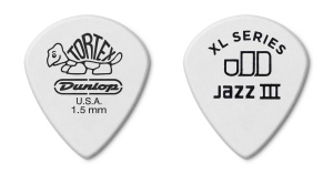 Dunlop Tortex Jazz III XL 498R1.50 White 1.50
