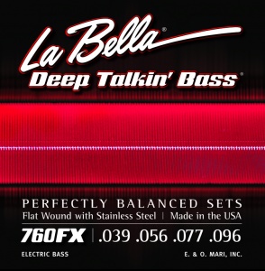 La Bella Deep Talkin' Bass Flatwound 39-96 760FX