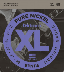 D'Addario Pure Nickel 11-48 Medium EPN115 